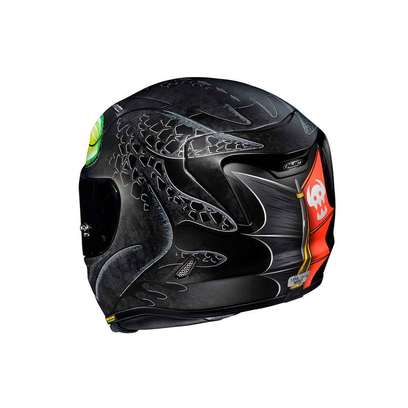 Capacete Hjc Rpha 11 Toothless Universal Mc4sf Preto 56