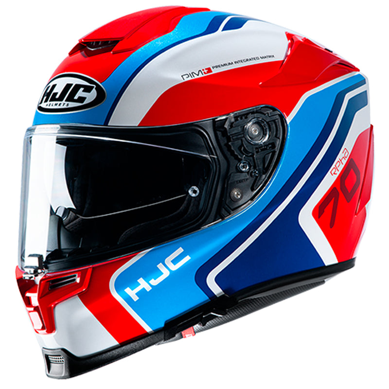 Capacete Hjc Rpha 70 Kroon Vermelho Azul E Branco 55