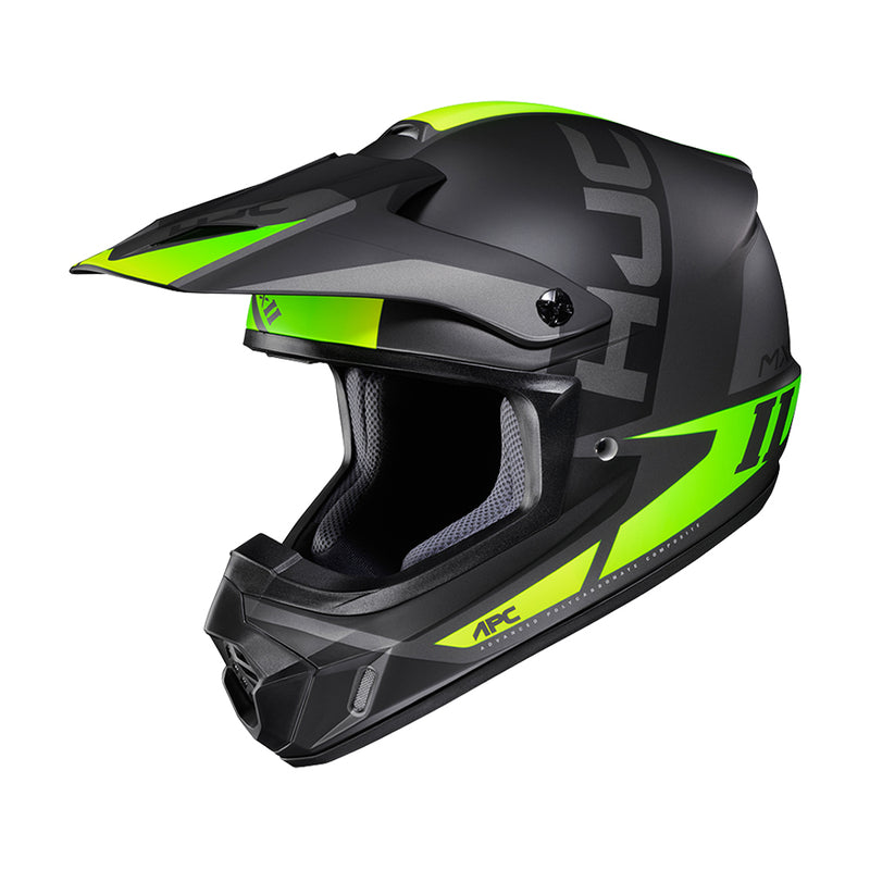 Capacete Hjc Off Csmxii Creed Cinza E Verde 60