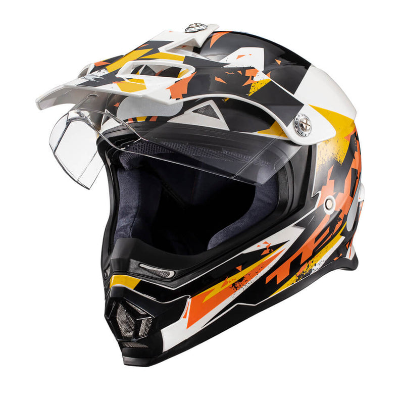 Capacete Texx Cross Carcara  Grow Laranja 56