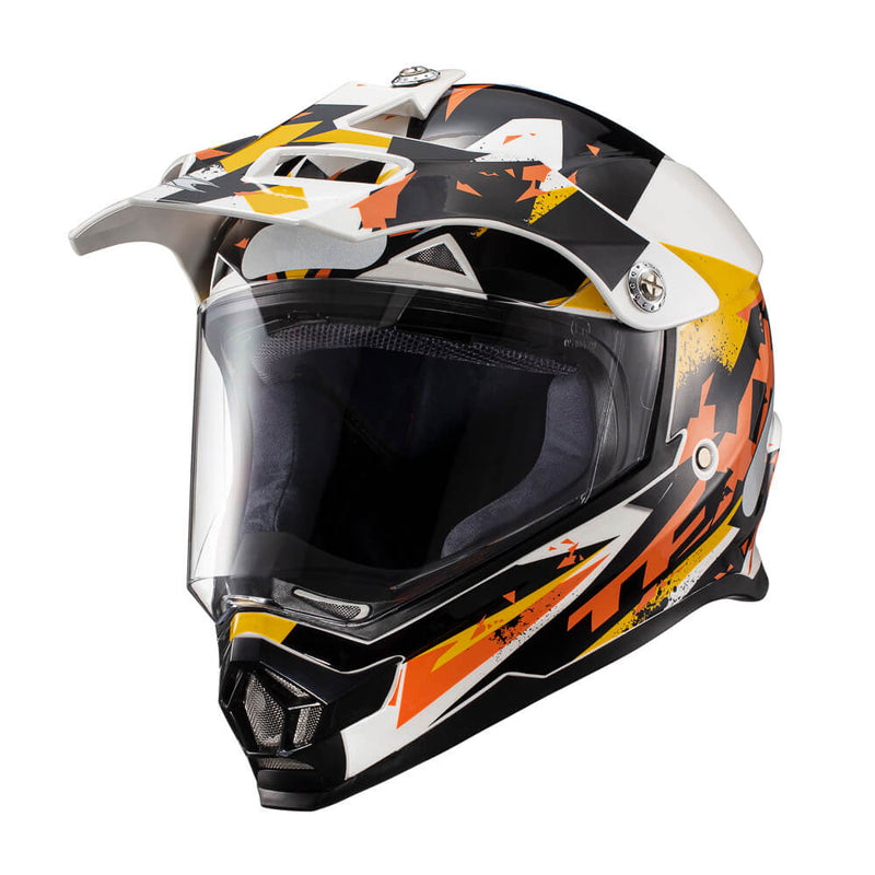 Capacete Texx Cross Carcara  Grow Laranja 56