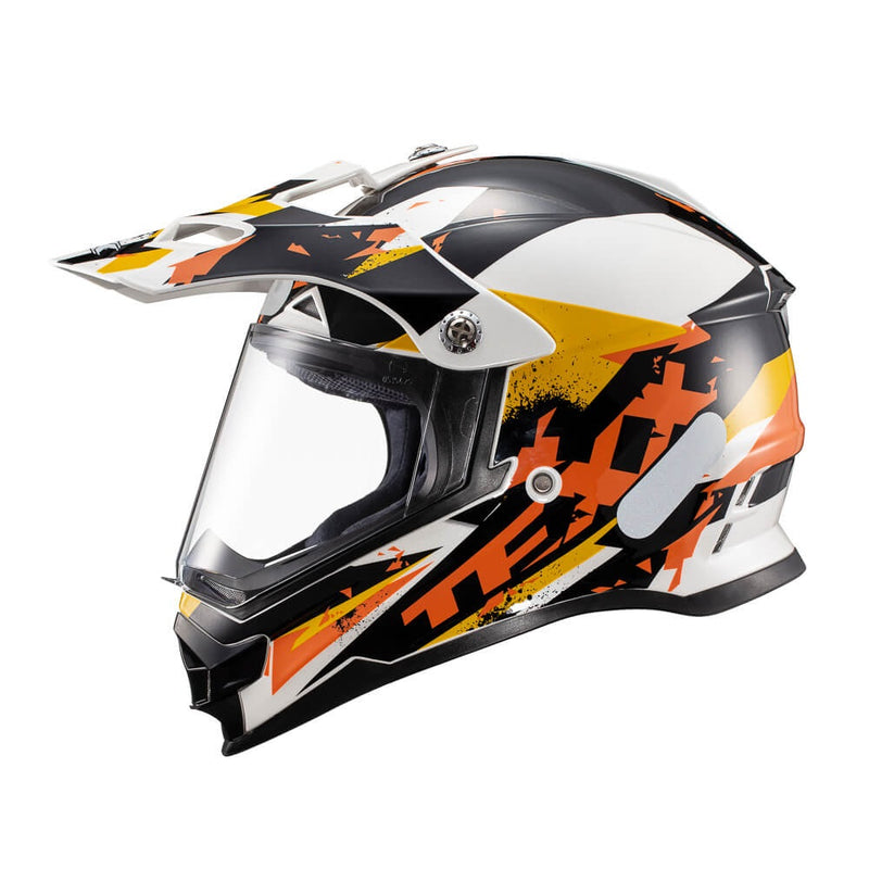 Capacete Texx Cross Carcara  Grow Laranja 56