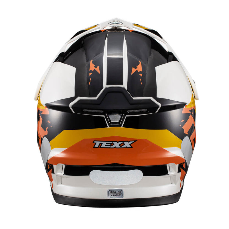 Capacete Texx Cross Carcara  Grow Laranja 56