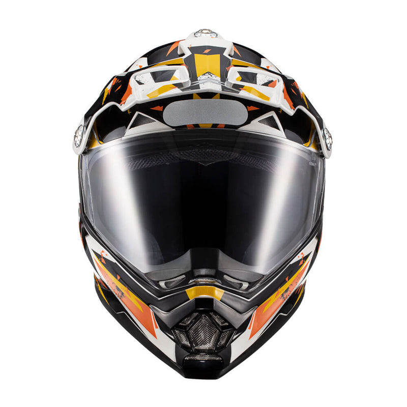 Capacete Texx Cross Carcara  Grow Laranja 58