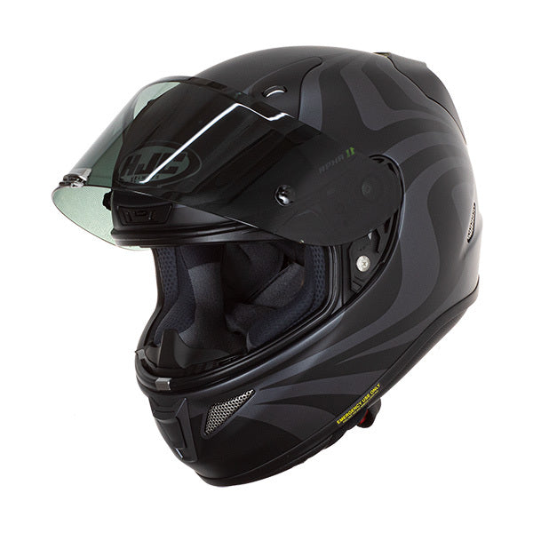 Capacete Hjc Rpha 11 Eldon Cinza E Verde 55