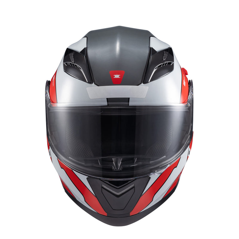 Capacete Texx Escamot Gladiator V3 Reisen Verm Branc 54