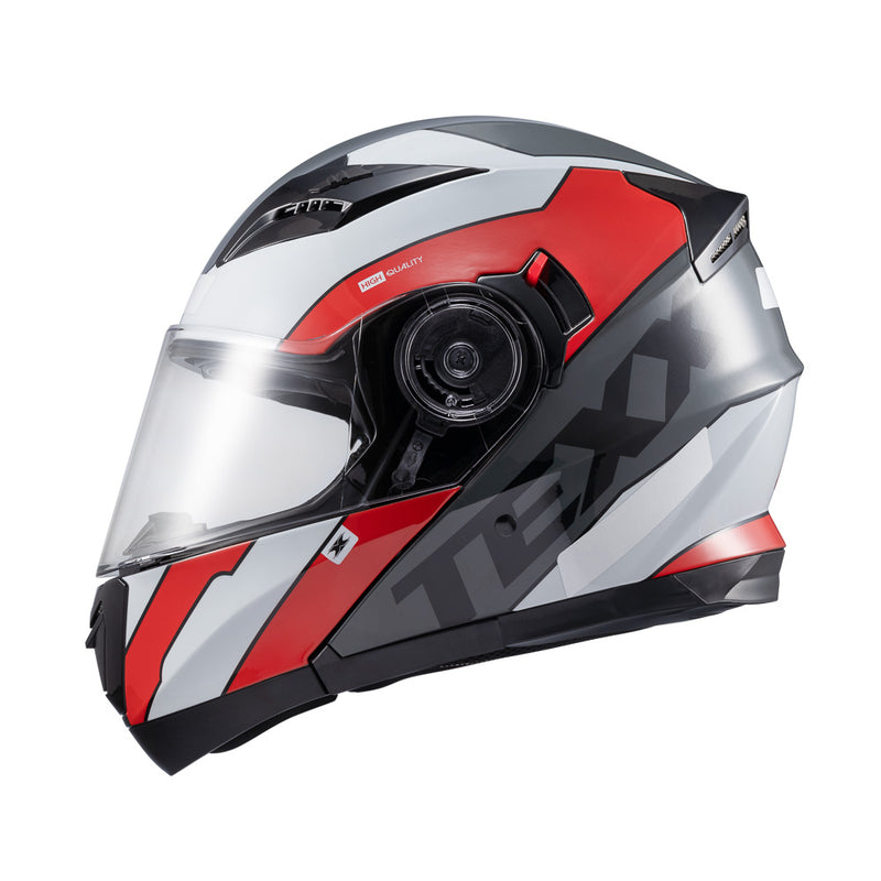 Capacete Texx Escamot Gladiator V3 Reisen Verm Branc 62