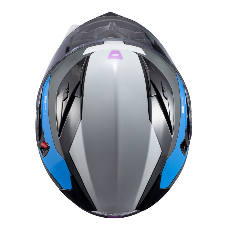 Capacete Texx Escamot Gladiator V3 Reisen Azul Rosa Branc 56