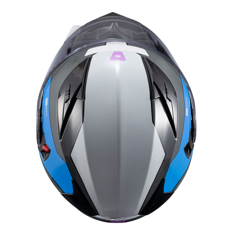 Capacete Texx Escamot Gladiator V3 Reisen Azul Rosa Branc 58