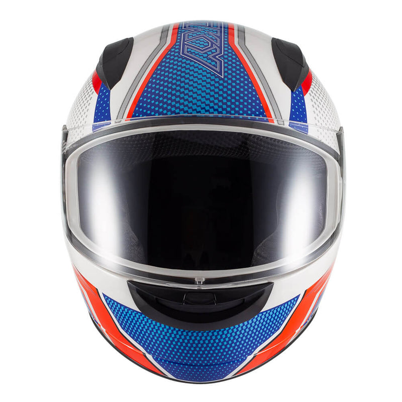 Capacete Sky Two Legends Branco Fosco Transf Vermelho 60